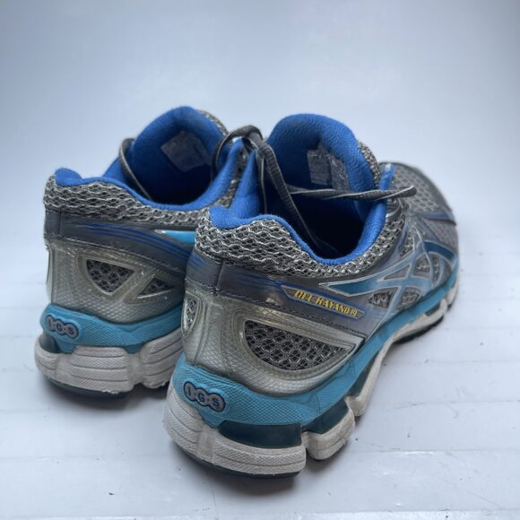 Asics Womens Gel Kayano 19 T350N Gray Running Shoes Sneakers Size 8 - Picture 3 of 16